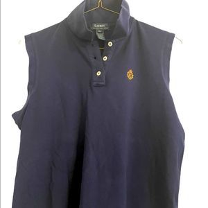 🔥Ralph Lauren sleeveless top, size xl, navy